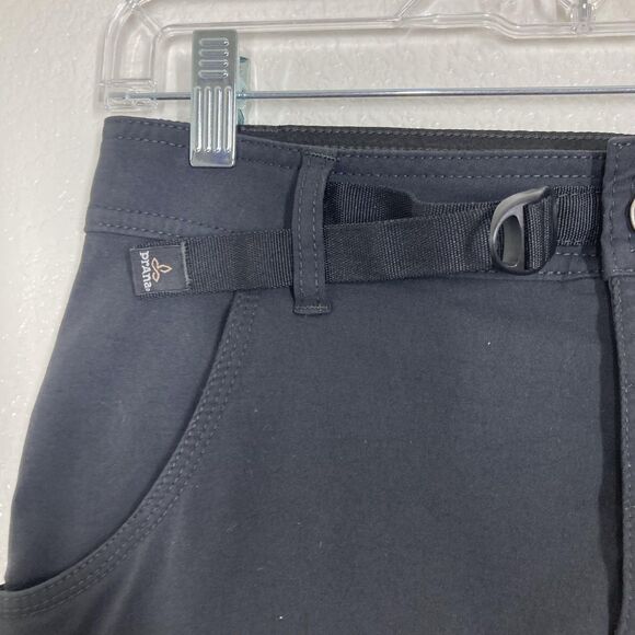 PrAna Stretch Zion Shorts Mens 30x12 Black Hiking Cargo Nylon Trail Outdoor - Picture 10 of 15